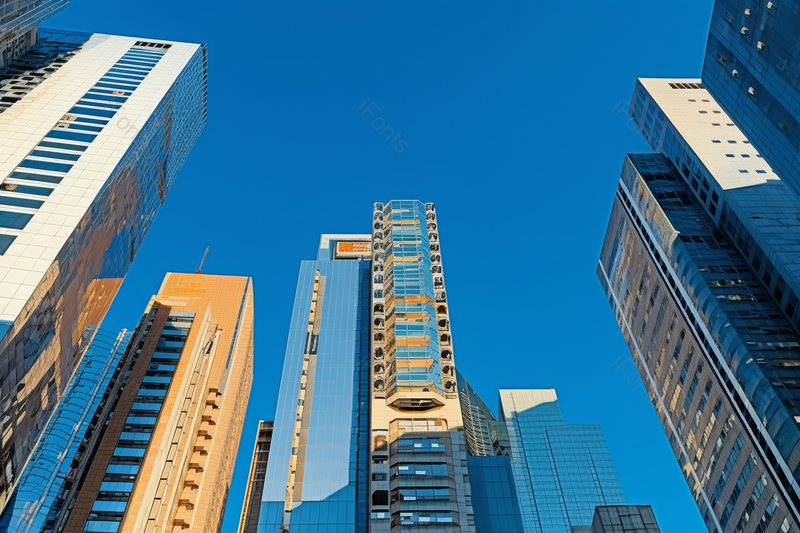 蓝天白云城市建筑科技写字楼摄影图,高清,摄影图,摄影图片,图片大全,摄影图免费下载